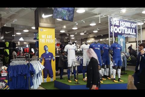 Sports Direct Oxford St Home of Football
